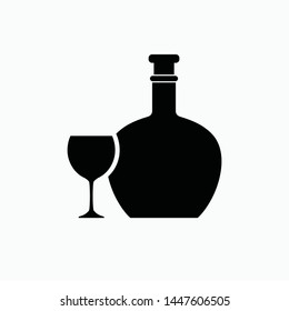 wine icon vector sign symbol