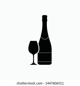 wine icon vector sign symbol
