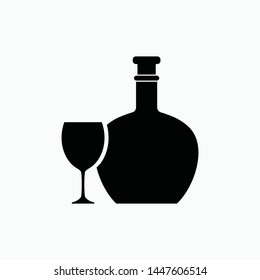 wine icon vector sign symbol