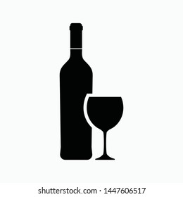 wine icon vector sign symbol