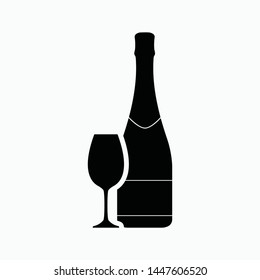 wine icon vector sign symbol