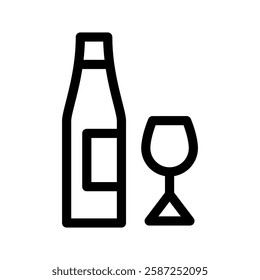 Wine Icon Vector Symbol Design Illustration