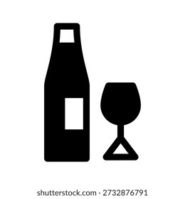 Wine Icon Vector Symbol Design Illustration