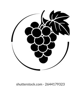  Wine icon white on background