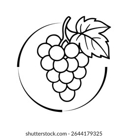  Wine icon white on background