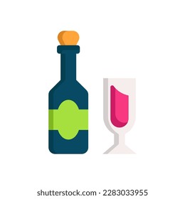 wine icon for your website, mobile, presentation, and logo design.