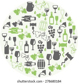 Wine icons