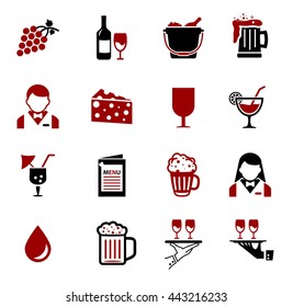 Wine icons