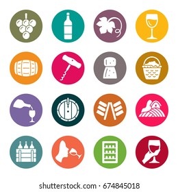 Wine icons