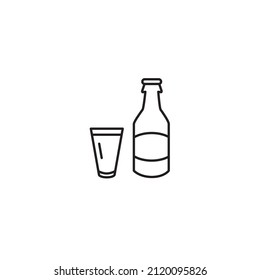 juego de iconos de vino . símbolo de paquete de vinos elementos vectores para web infográfica