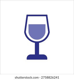 wine icons simple colred vector
