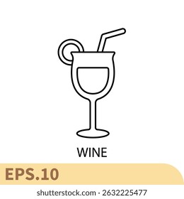 wine icons symbol vector elements for infographic web