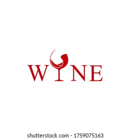 Wine idea creative logotype design. Wine and Bar Logo Design Vector.