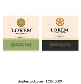 Wine italy label black graphic illustration Amarone and Prosecco