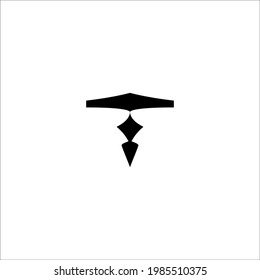 Icono de línea de clave de vino. Símbolo de fondo de póster de la casa de vinos de estilo sencillo. Elemento de diseño del logotipo de la casa de vinos. Impresión de camisetas. Vector para pegatinas.