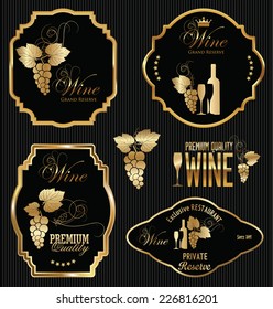 Wine label collection