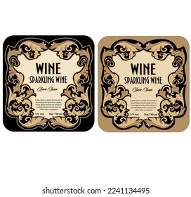 WINE LABEL COLLECTION DECORATIVE STICKER