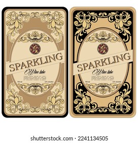 WINE LABEL COLLECTION DECORATIVE STICKER
