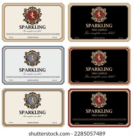 WINE LABEL COLLECTION DECORATIVE STICKER