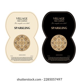 WINE LABEL COLLECTION DECORATIVE STICKER