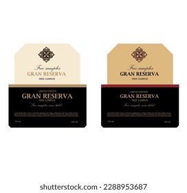 WINE LABEL COLLECTION DECORATIVE STICKER
