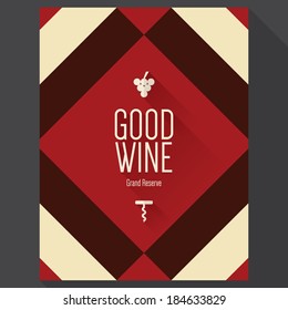 Wine label design