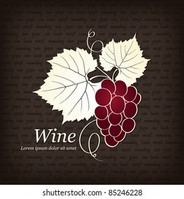 Wine label design