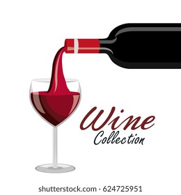 wine label design isolated