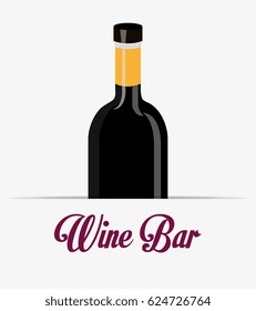 wine label design isolated