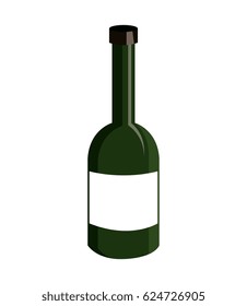 wine label design isolated