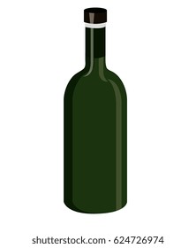 wine label design isolated