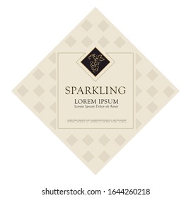 WINE LABEL ITALIAN FOOD AND DRINKS DECORATIVE STICKER FOR AMARONE, PROSECCO, CHIANTI, VALPOLICELLA,PRIMITIVE AND SPARKLING WINE