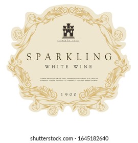 WINE LABEL ITALIAN FOOD AND DRINKS DECORATIVE STICKER FOR AMARONE, PROSECCO, CHIANTI, VALPOLICELLA,PRIMITIVE AND SPARKLING WINE