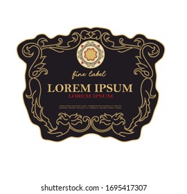 WINE LABEL ITALIAN FOOD AND DRINKS DECORATIVE STICKER FOR 