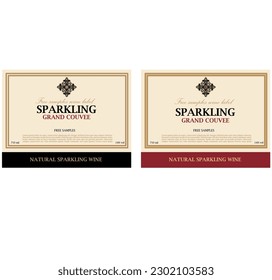 WINE LABEL ITALIAN FOOD AND DRINKS DECORATIVE STICKER FOR AMARONE, PROSECCO, CHIANTI, VALPOLICELLA,PRIMITIVE AND SPARKLING WINE