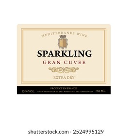 WINE LABEL ITALIAN FOOD AND DRINKS DECORATIVE STICKER FOR AMARONE, PROSECCO, CHIANTI, VALPOLICELLA,PRIMITIVE AND SPARKLING WINE