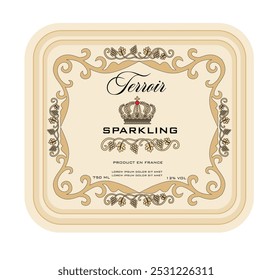 WINE LABEL ITALIAN FOOD AND DRINKS DECORATIVE STICKER FOR AMARONE, PROSECCO, CHIANTI, VALPOLICELLA,PRIMITIVE AND SPARKLING WINE