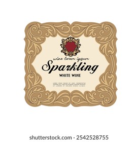 WINE LABEL ITALIAN FOOD AND DRINKS DECORATIVE STICKER FOR AMARONE, PROSECCO, CHIANTI, VALPOLICELLA,PRIMITIVE AND SPARKLING 