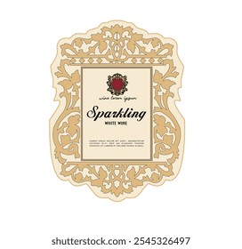 WINE LABEL ITALIAN FOOD AND DRINKS DECORATIVE STICKER FOR AMARONE, PROSECCO, CHIANTI, VALPOLICELLA,PRIMITIVE AND SPARKLING 