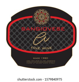 WINE LABEL RED AMARONE CHIANTI PROSECCO VINTAGE FRAME