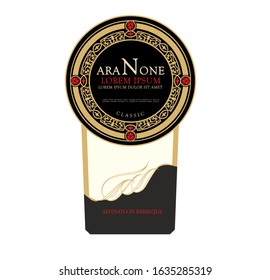 WINE LABEL RED AMARONE CHIANTI PROSECCO VINTAGE FRAME MADE IN ITALY