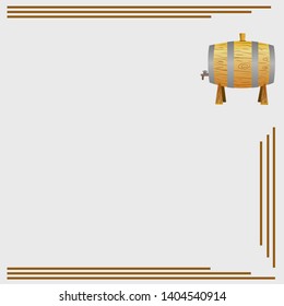 wine label. tasting for immediate tasting