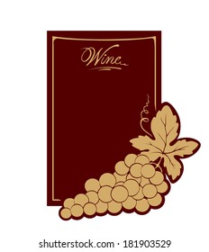 Wine label - vine