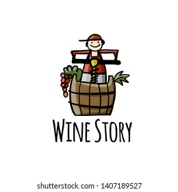 Wine label for your design