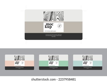 Wine labels design templates of vector set with minimal style