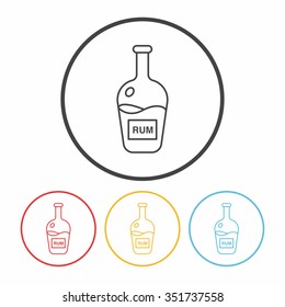 wine line icon