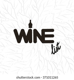 wine list