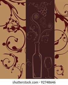 Wine list cover