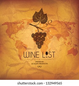 Wine list design