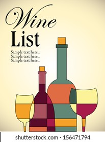Wine list design